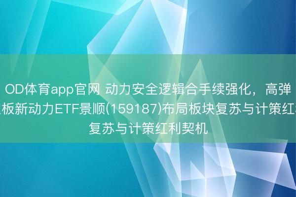 OD体育app官网 动力安全逻辑合手续强化，高弹性创业板新动力ETF景顺(159187)布局板块复苏与计策红利契机